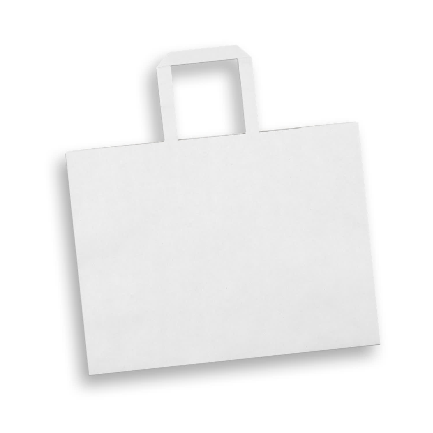 Large Flat Handle Paper Bag Landscape - Image 3