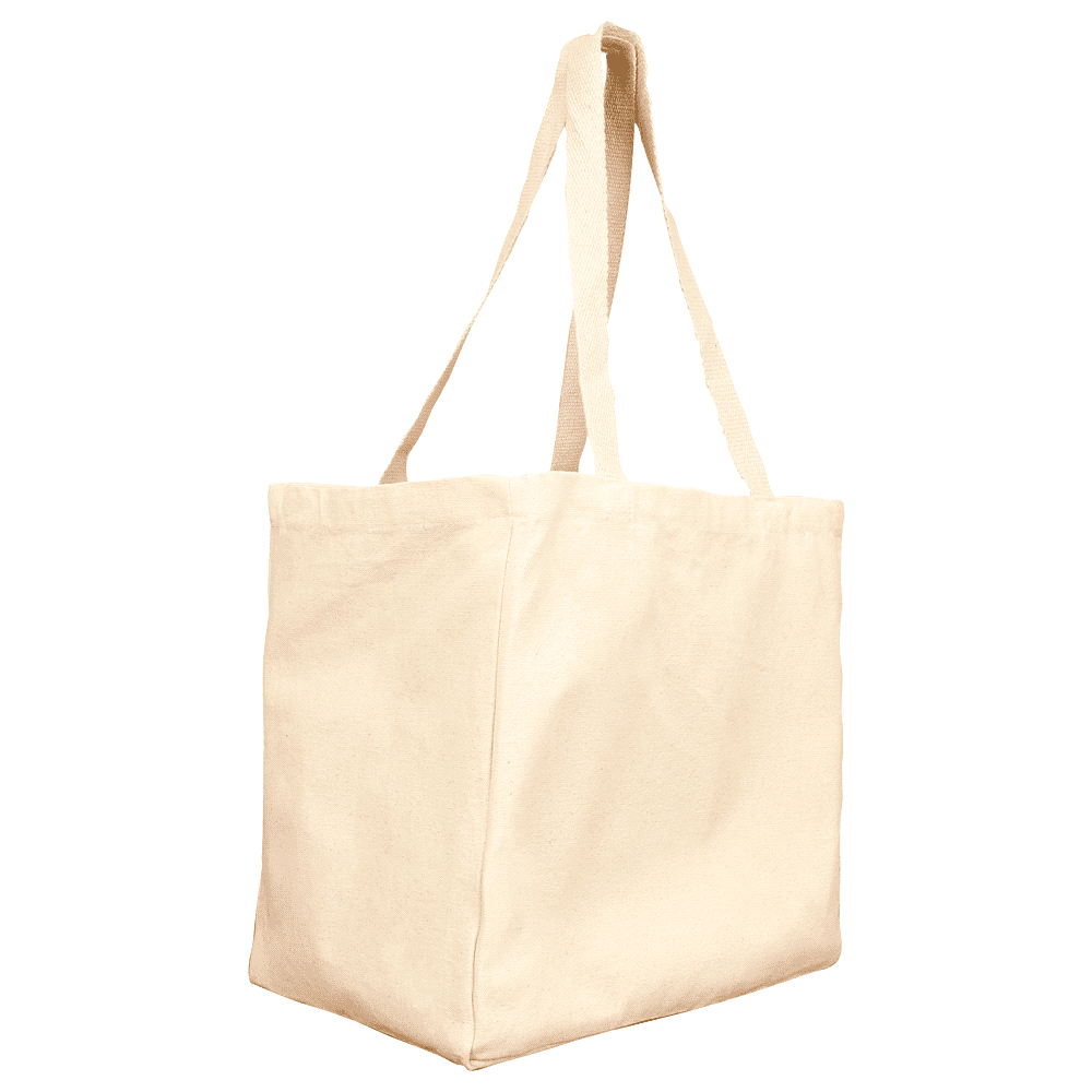 Essential Cotton Grocery Tote - Image 3
