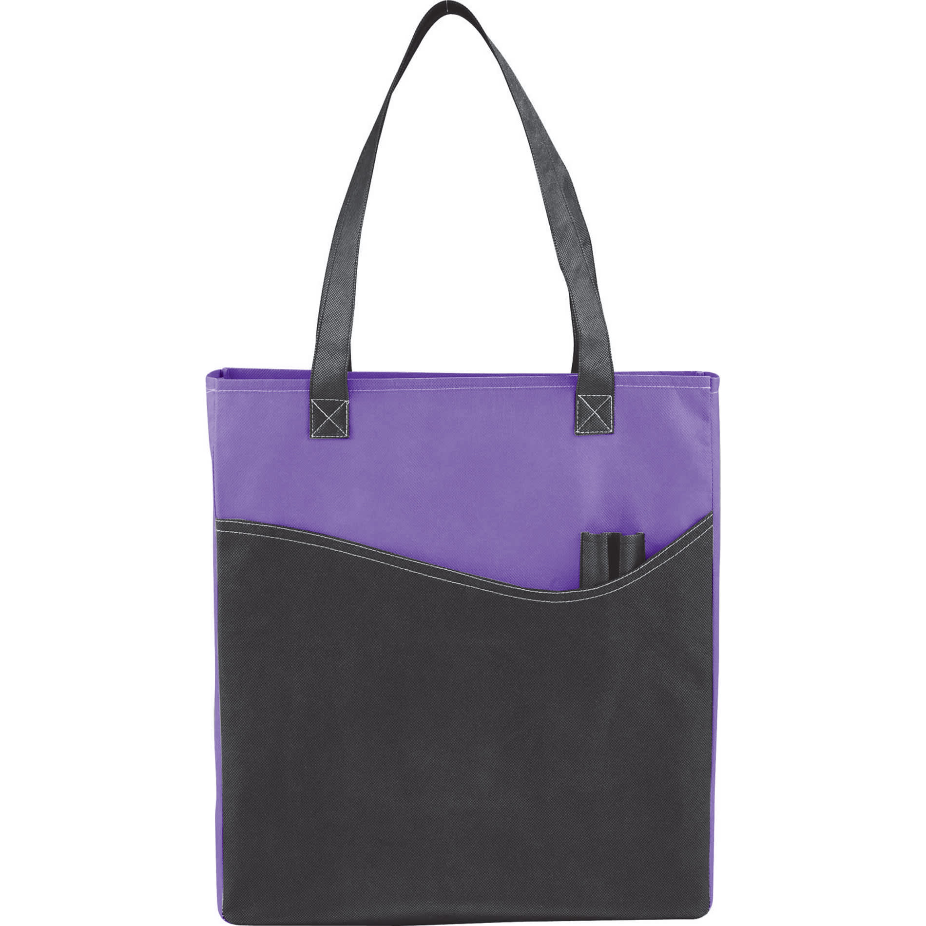 Rivers Pocket Non-Woven Convention Tote - Image 6