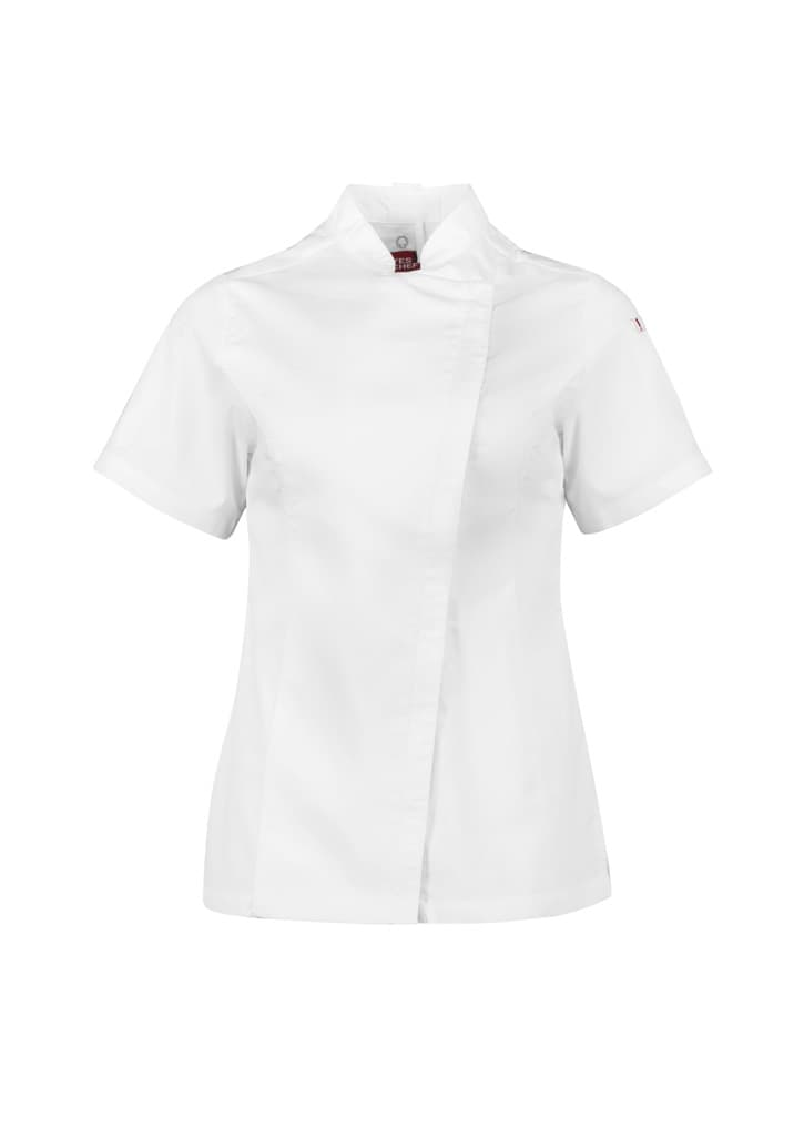 Womens Alfresco Short Sleeve Chef Jacket - Image 3