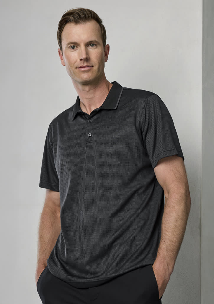 Mens Echo Short Sleeve Polo - Image 4
