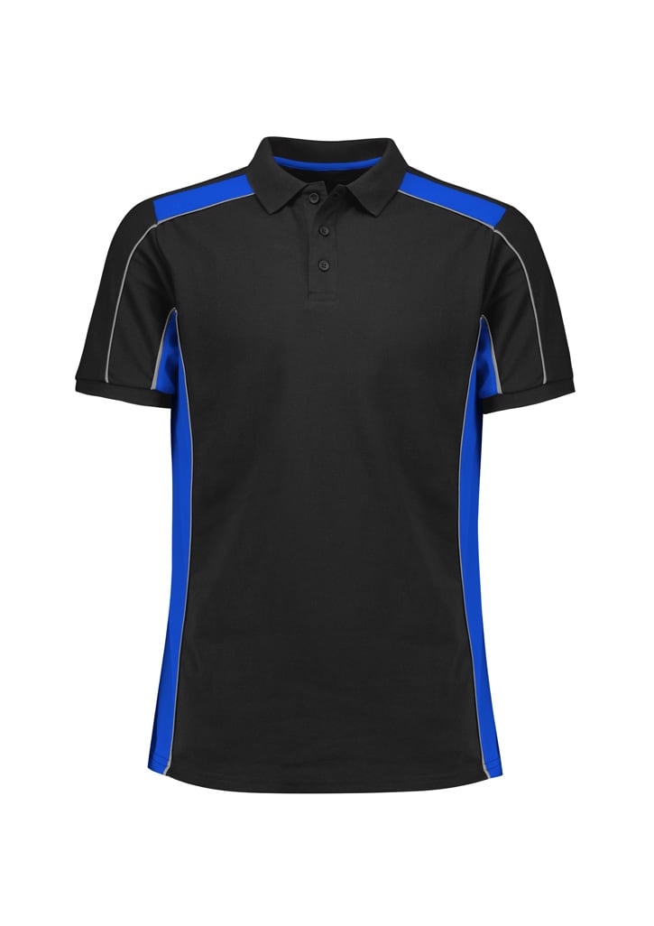 Unisex Grid Short Sleeve Polo - Image 2