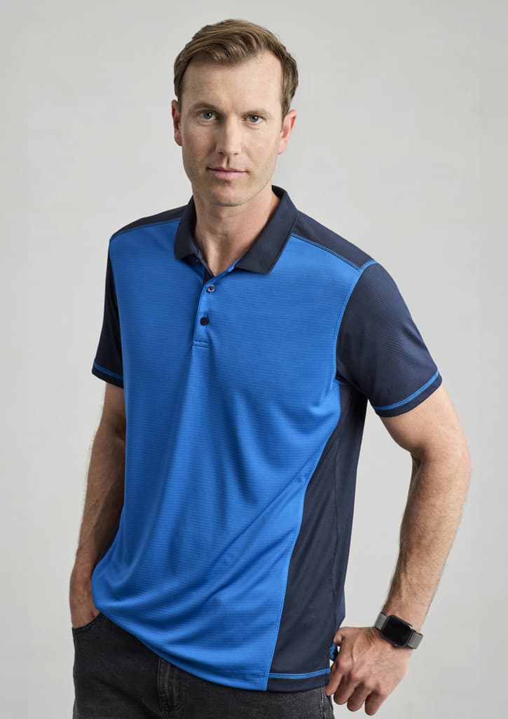 Mens Dart Short Sleeve Polo - Image 4