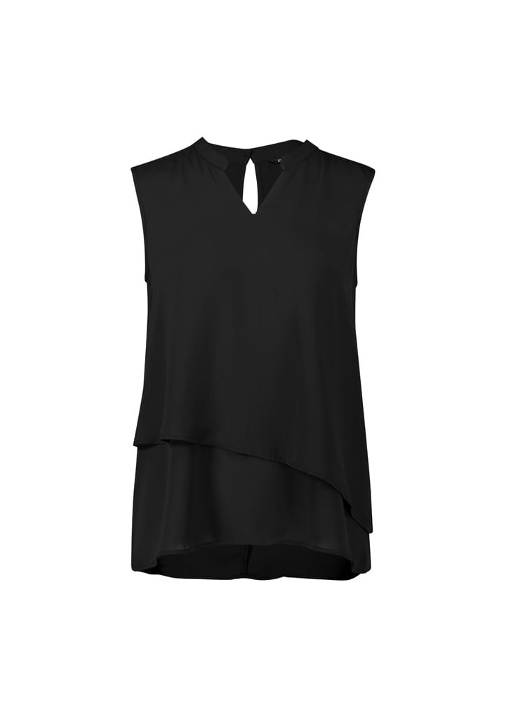 Womens Seville Sleeveless Layered Blouse - Image 3