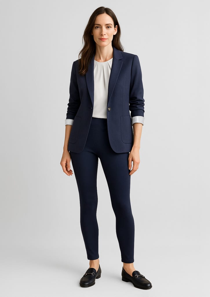 Womens Scuba Ponte High-rise Pull-on Corporate Legging - Image 3