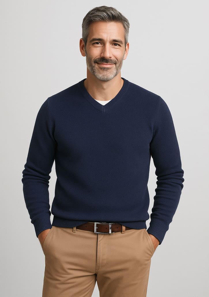 Mens Osaka Pineapple Knit Jumper - Image 2