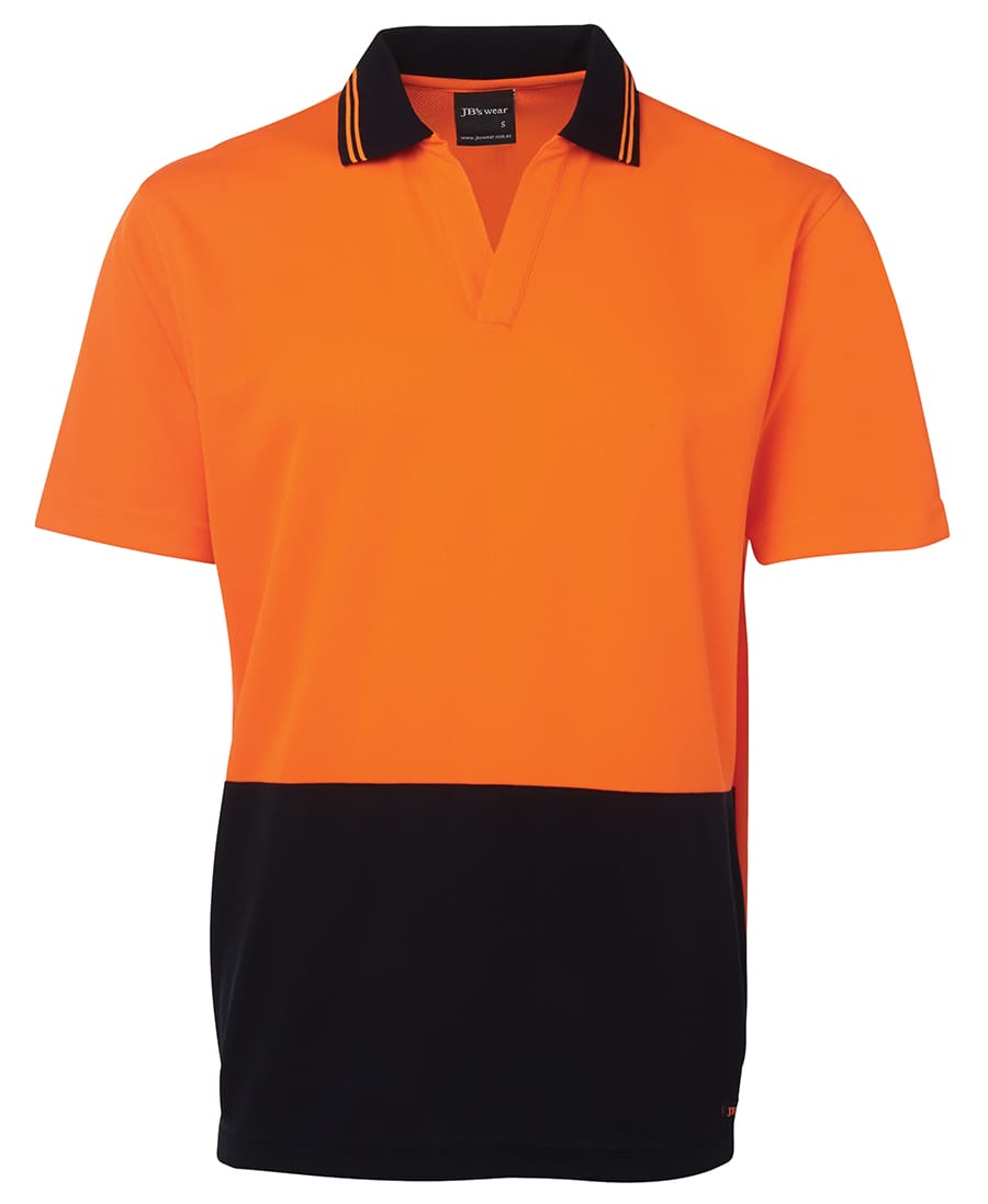 JB's Hv 4602.1 S/S Non Button Polo Lime/Navy - Image 4