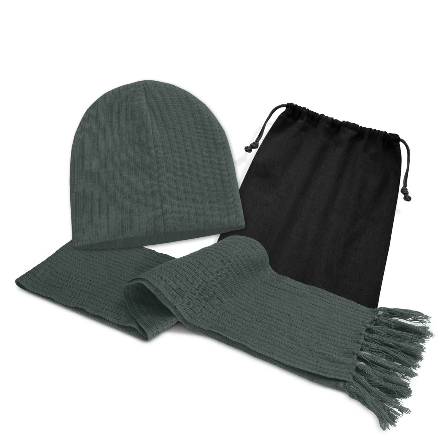 Nebraska Scarf and Beanie Set - Image 3