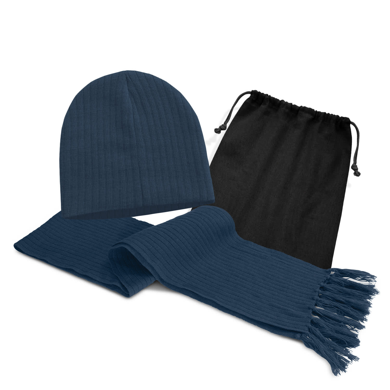 Nebraska Scarf and Beanie Set - Image 4