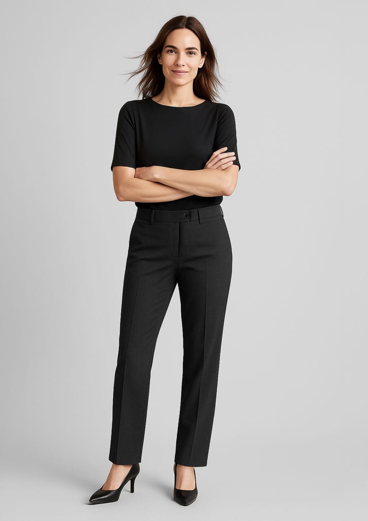 Womens Comfort Wool Stretch Relaxed Pant - Image 5