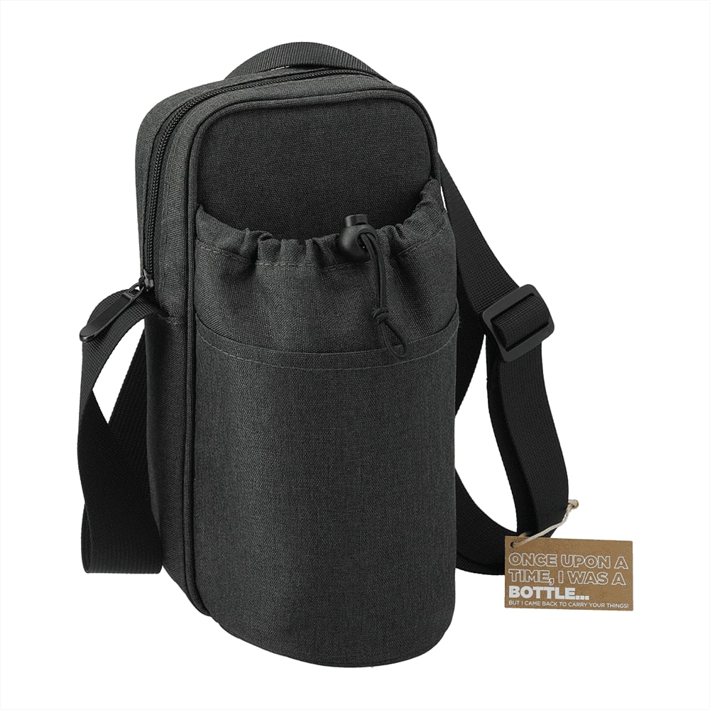 Traver RPET Adjustable Bottle Sling Cooler w/ Pouch - Image 3