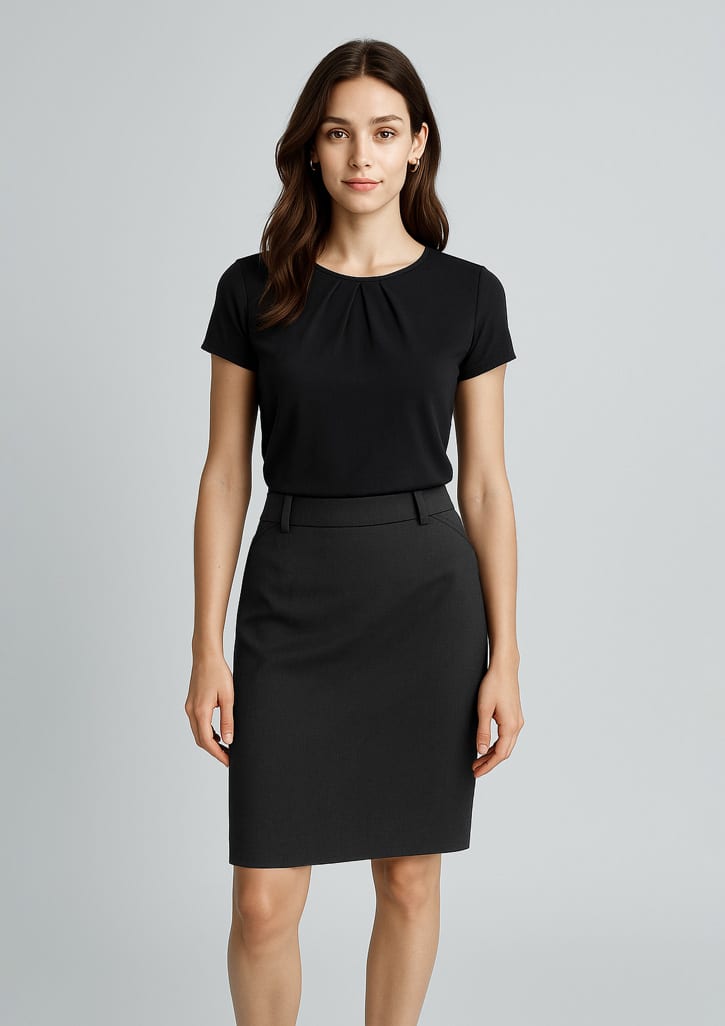 Womens Cool Stretch Multi-Pleat Skirt - Image 5