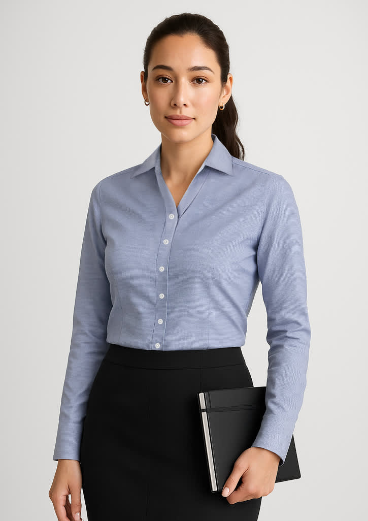 Womens Hudson Long Sleeve Shirt - Image 4