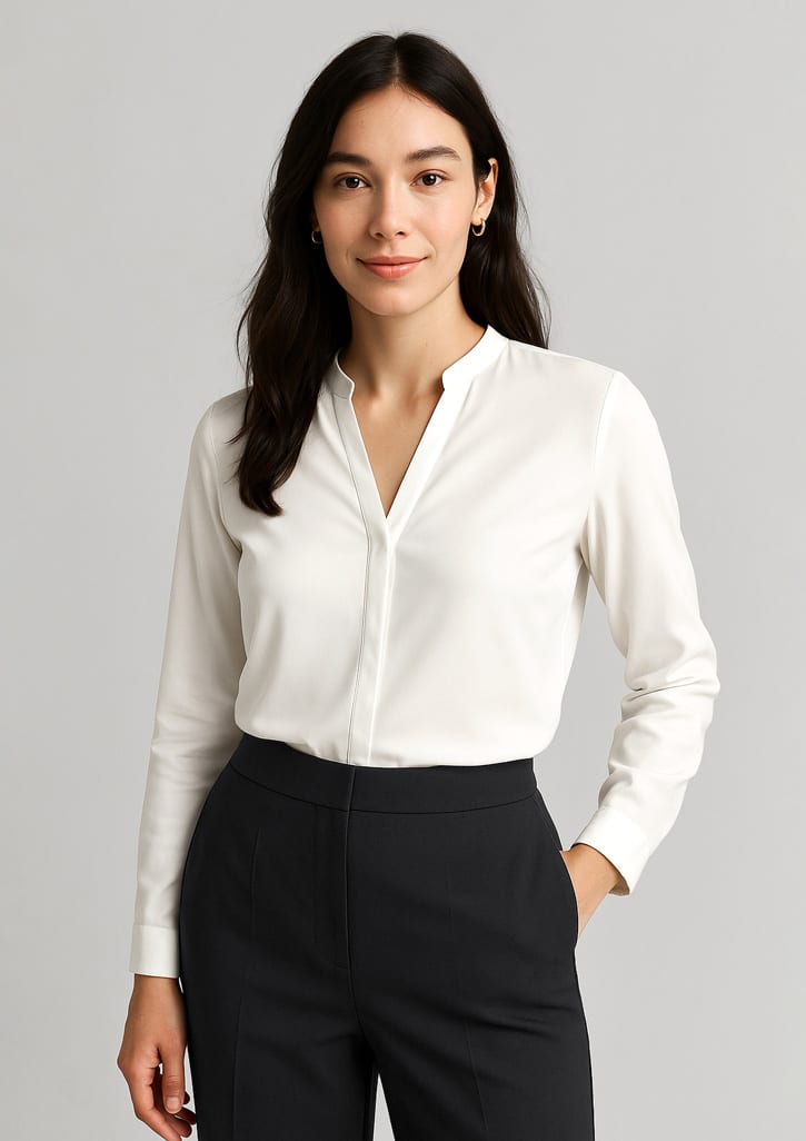 Womens Juliette Long Sleeve Blouse - Image 3