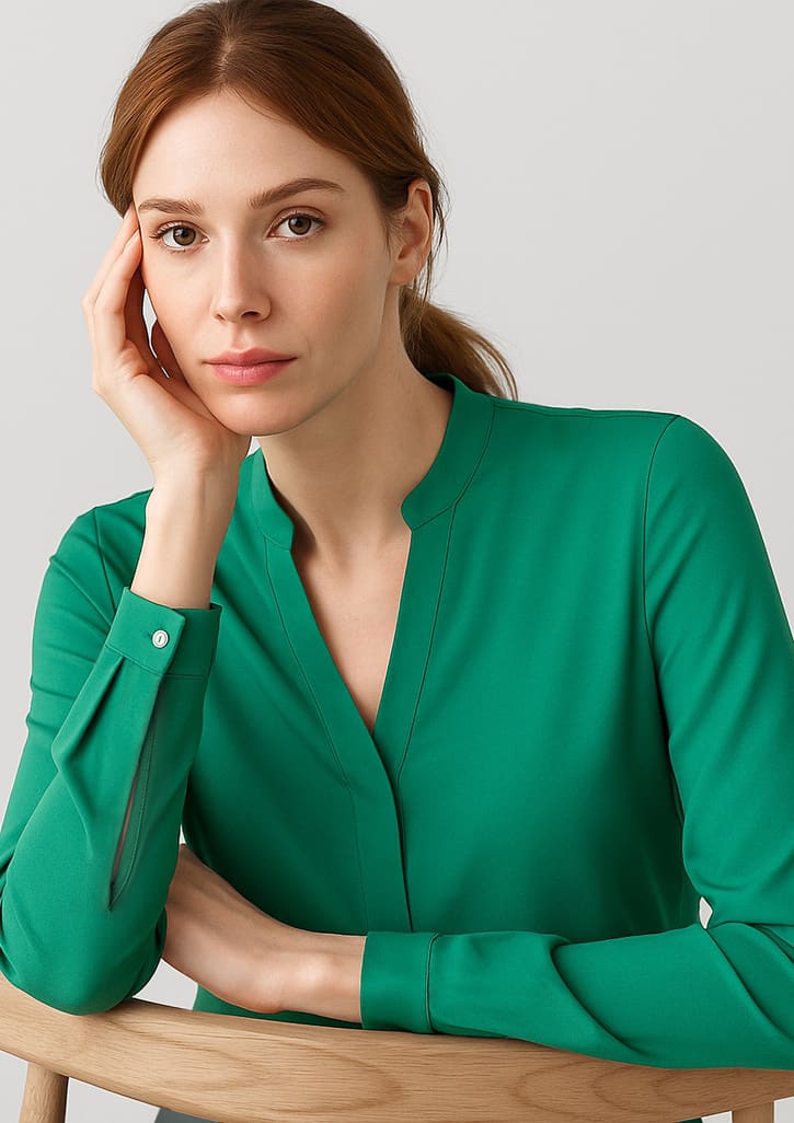 Womens Juliette Long Sleeve Blouse - Image 6