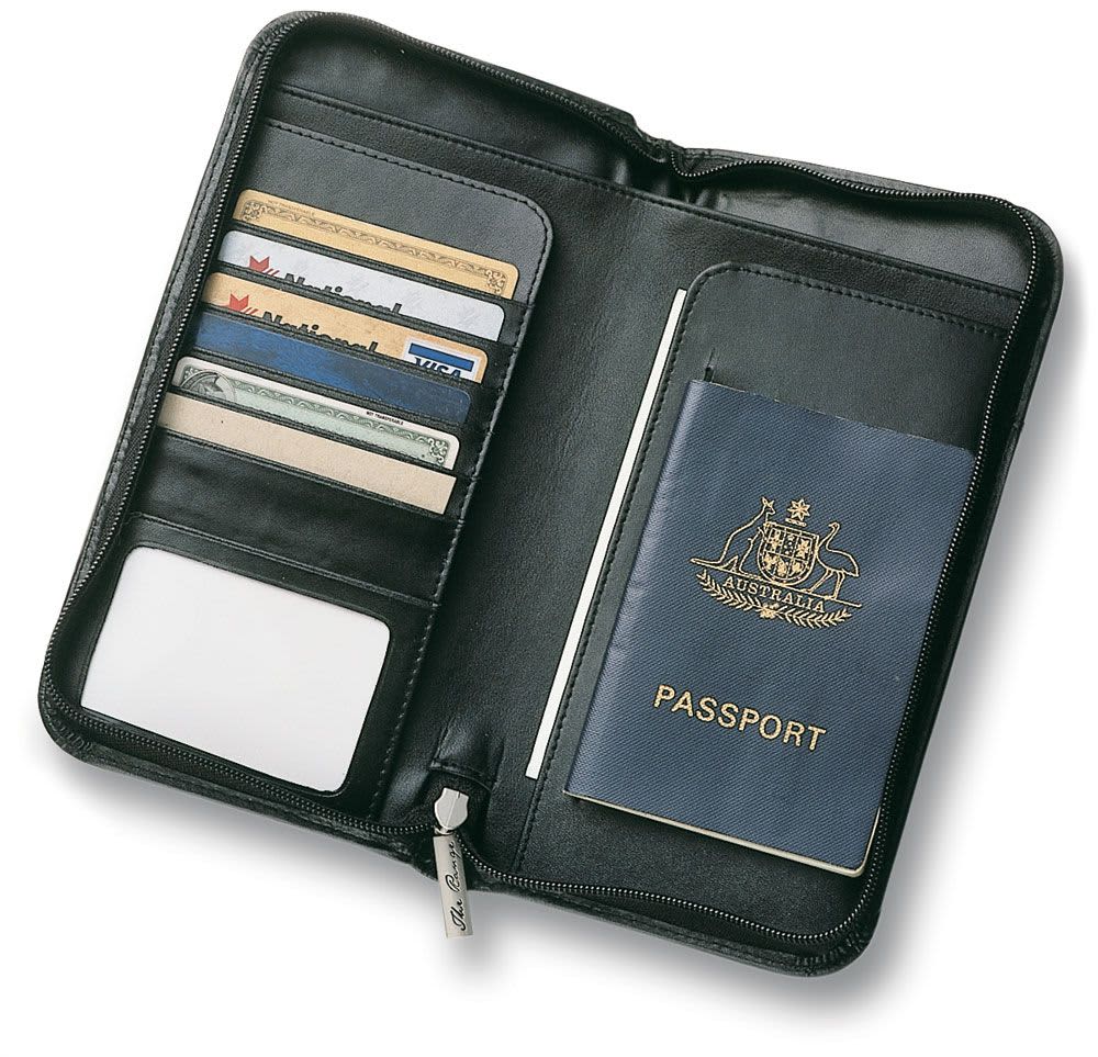 Leather Travel Wallet - Image 3