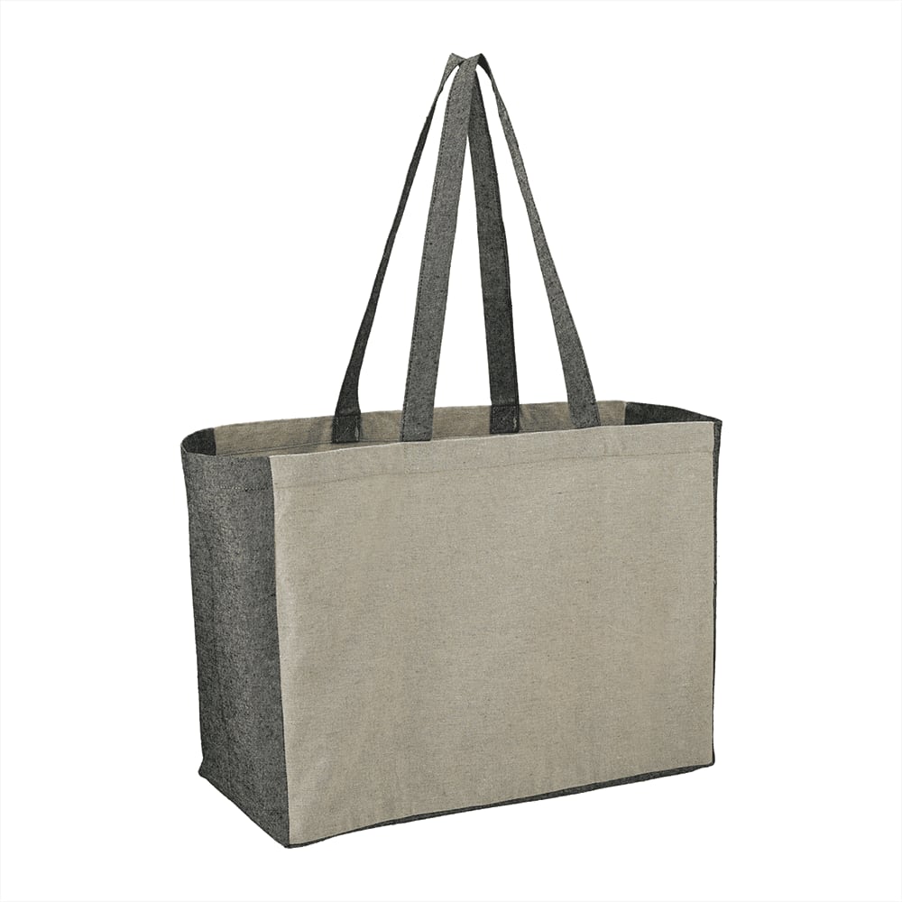 Recycled Cotton Contrast Side Shopper Tote 18L - Image 3