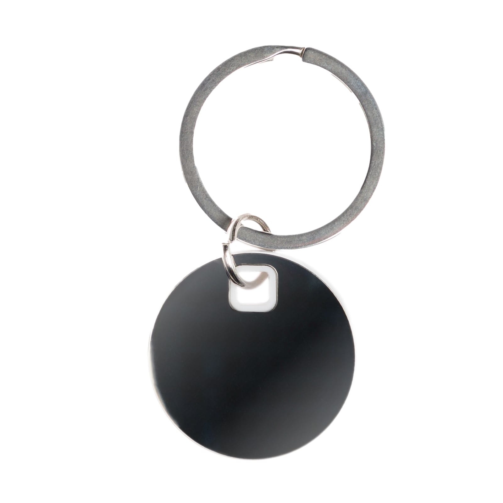 Circle Stainless Steel Keytag - Image 2