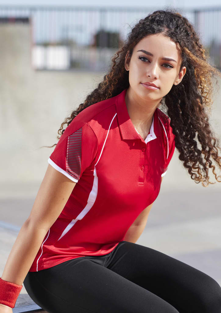 Womens Razor Short Sleeve Polo - Image 16