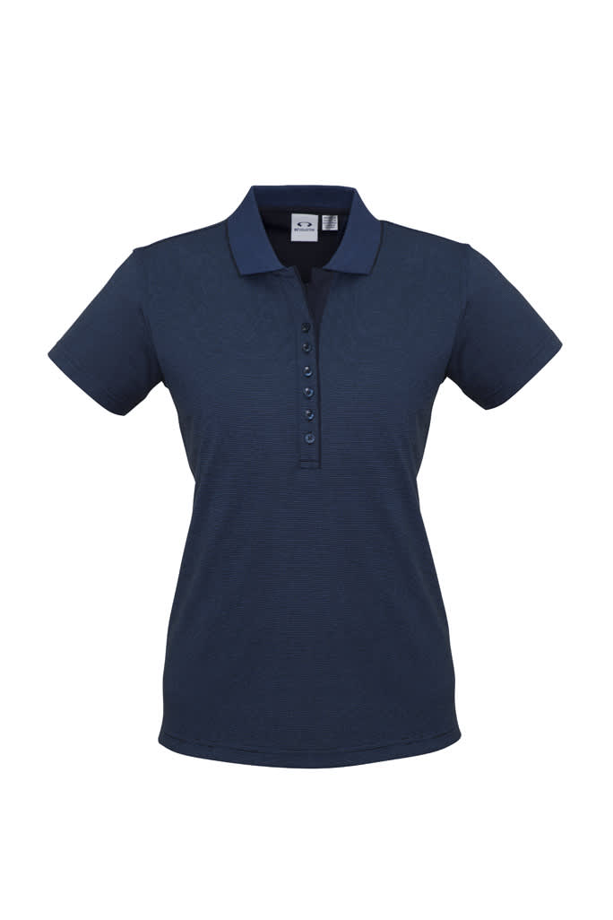 Womens Shadow Short Sleeve Polo - Image 2