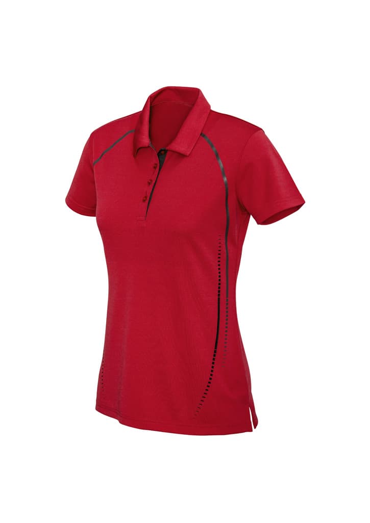 Womens Cyber Short Sleeve Polo - Image 4
