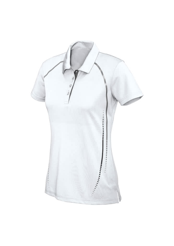 Womens Cyber Short Sleeve Polo - Image 6