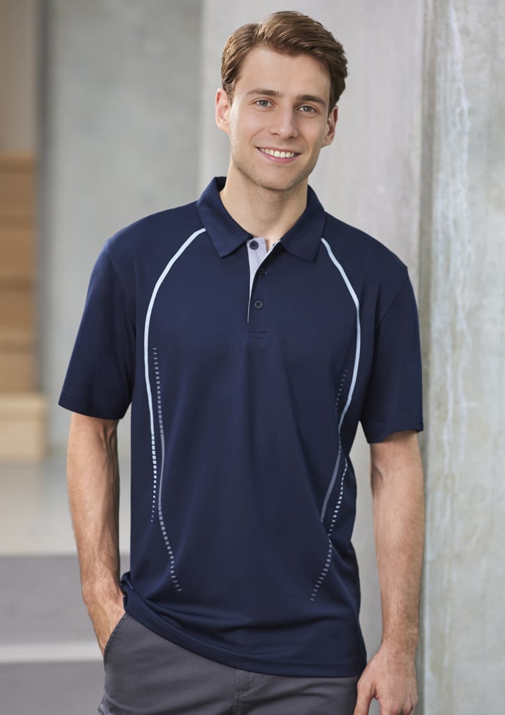Mens Cyber Short Sleeve Polo - Image 6