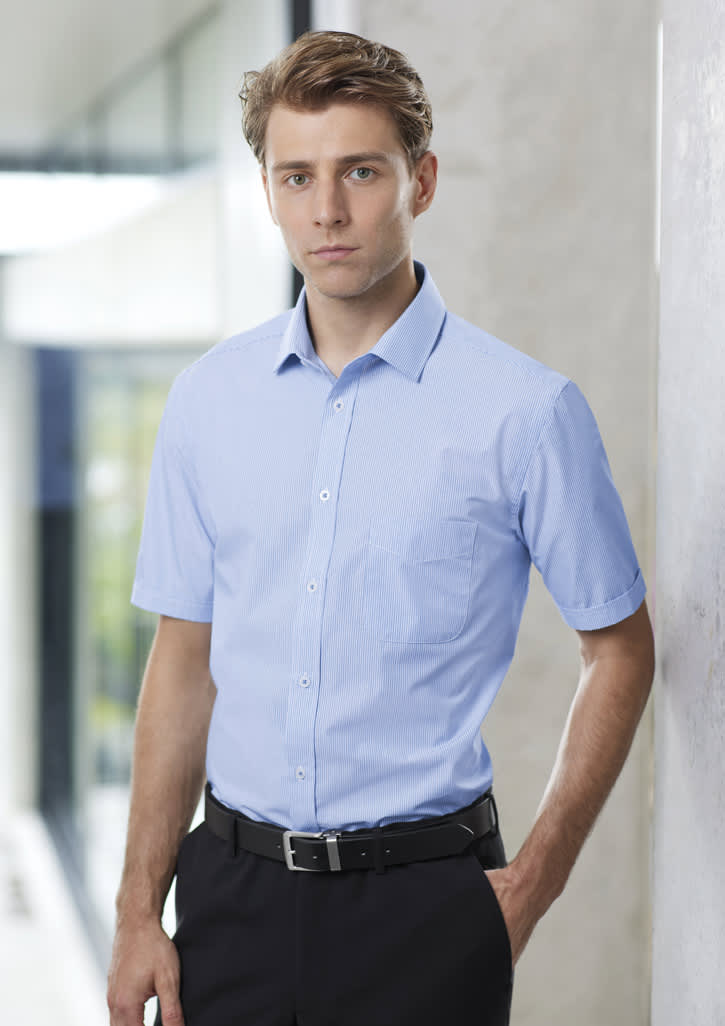 Mens Euro Short Sleeve Shirt - Image 3