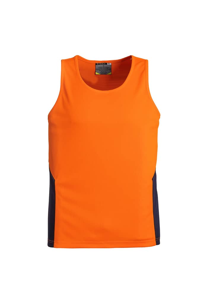 Mens Hi Vis Squad Singlet - Image 4