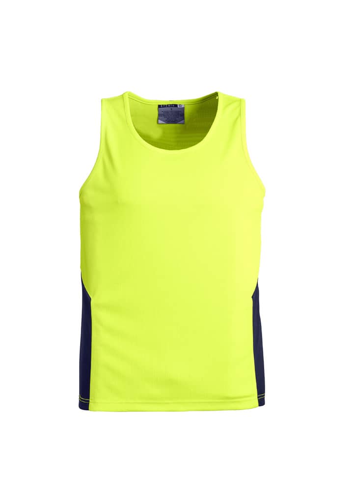 Mens Hi Vis Squad Singlet - Image 3