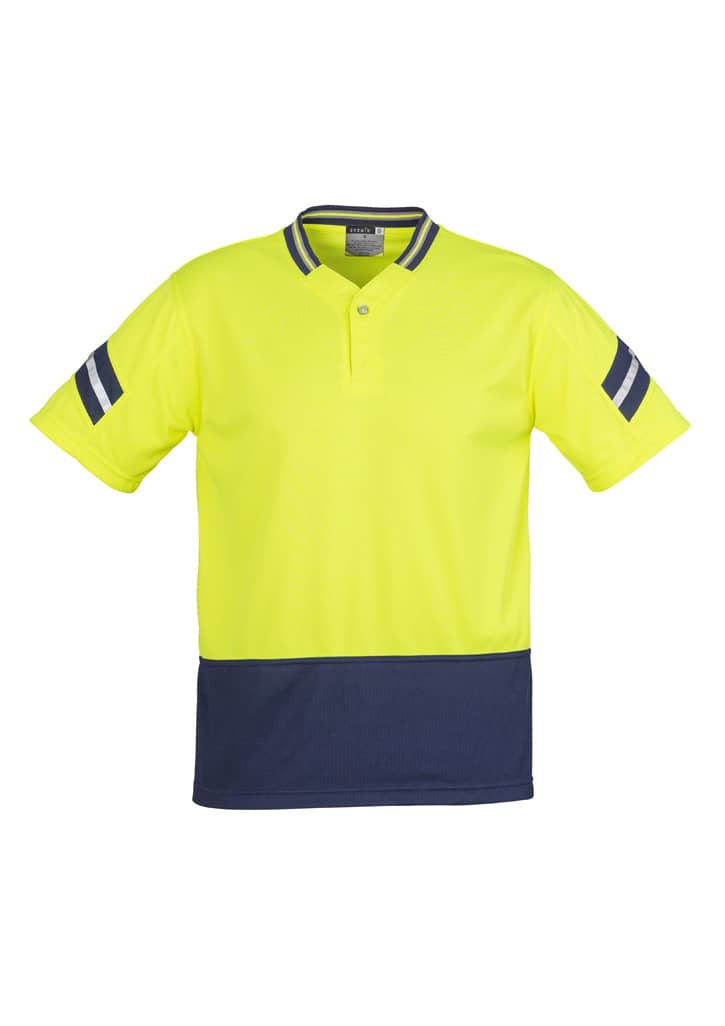 Mens Hi Vis Astro Short Sleeve Polo - Image 3
