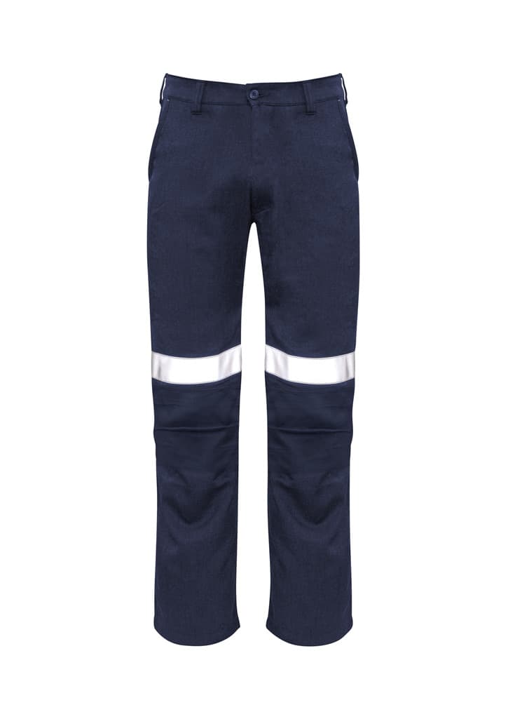 Mens Orange Flame Traditional Style Taped Work Pant - Image 3