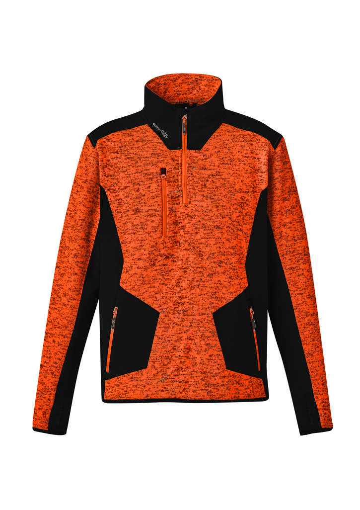 Unisex Streetworx Reinforced Knit 1/2 Zip Pullover - Image 4