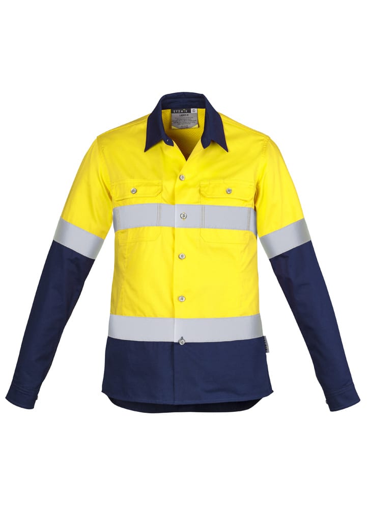 Womens Industrial Long Sleeve Shirt - Hoop Taped - Image 3