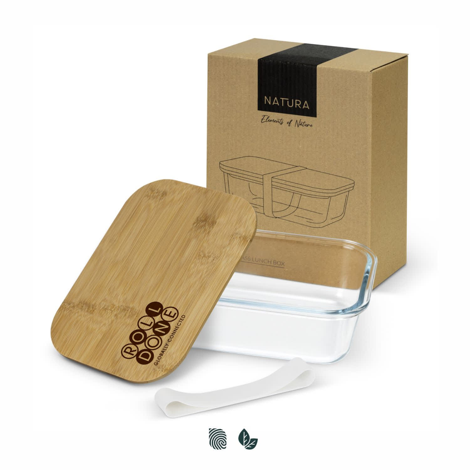 NATURA Iris Glass Lunch Box
