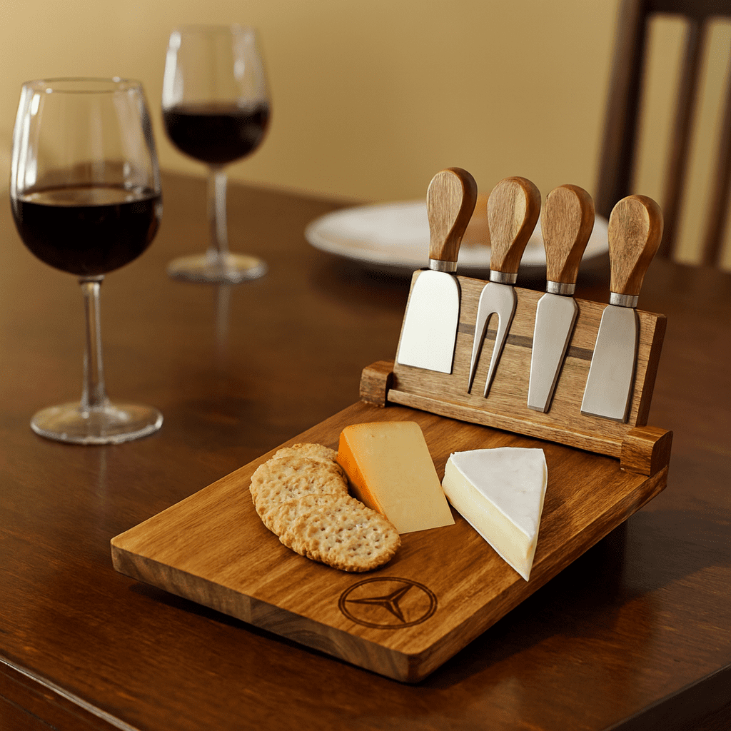 St. Andrews Magnetic Cheeseboard and Knife Set