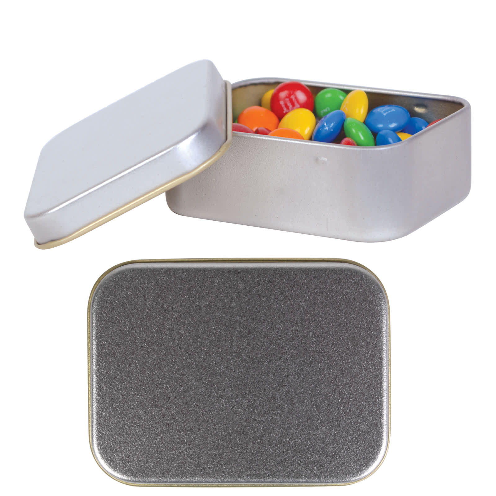 M&M's in Silver Rectangular Tin - Image 3