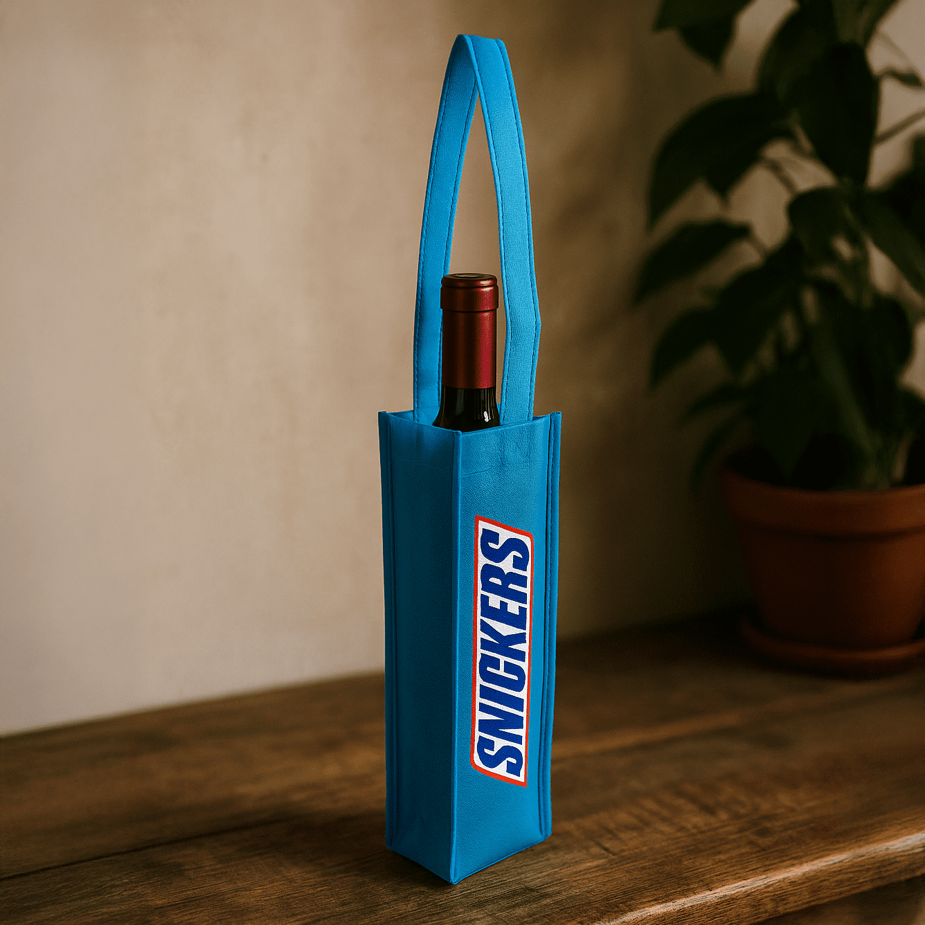 Non-Woven Single Wine Tote Bag