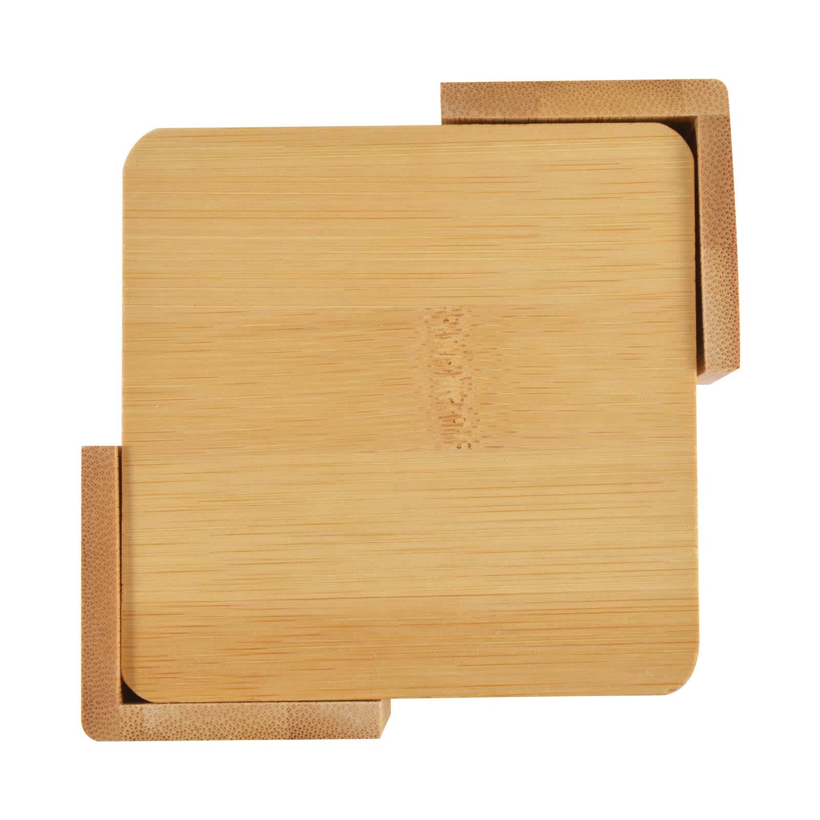 Tropic Bamboo Coasters Set of 6 - Image 3