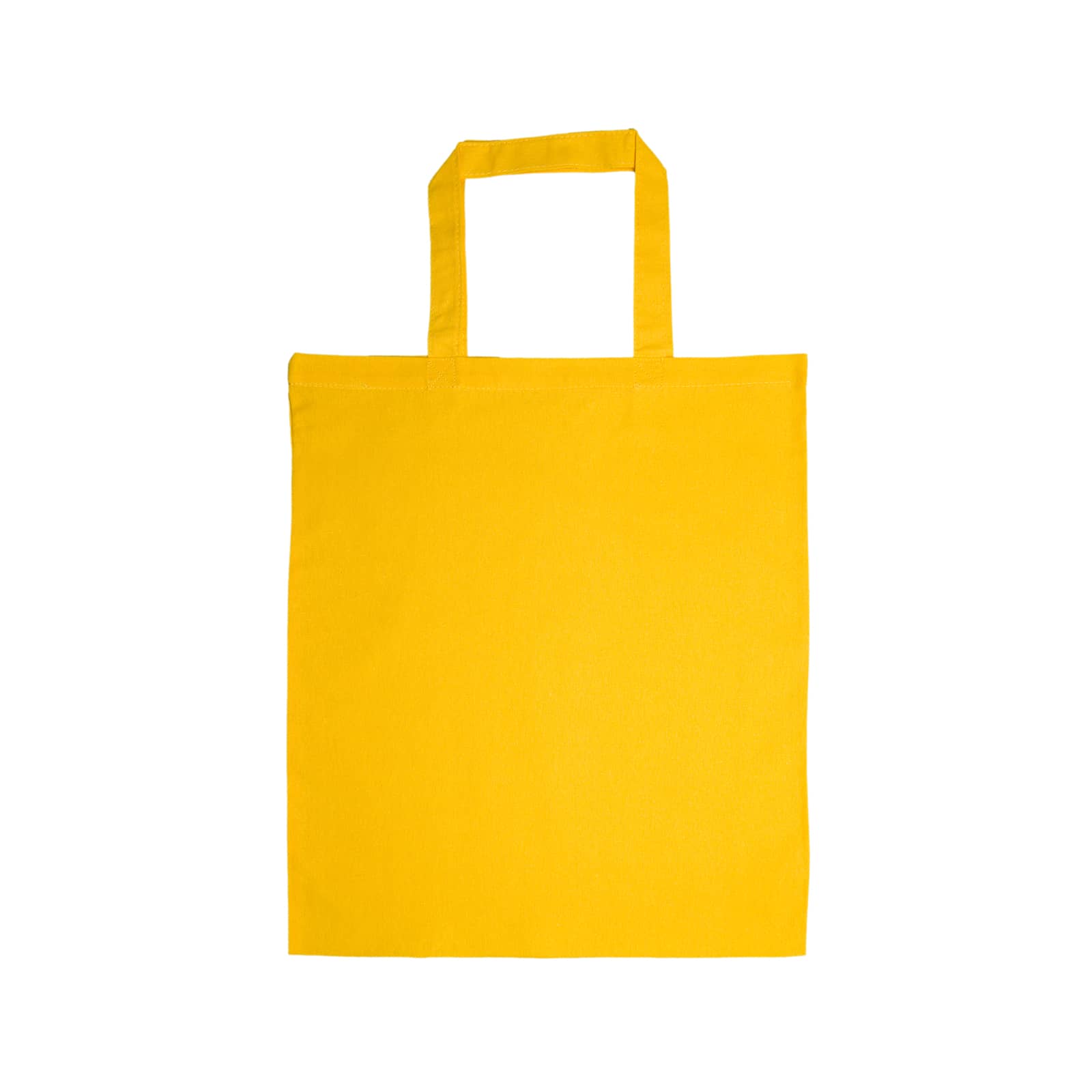 Coloured Cotton Short Handle Tote Bag - Image 3