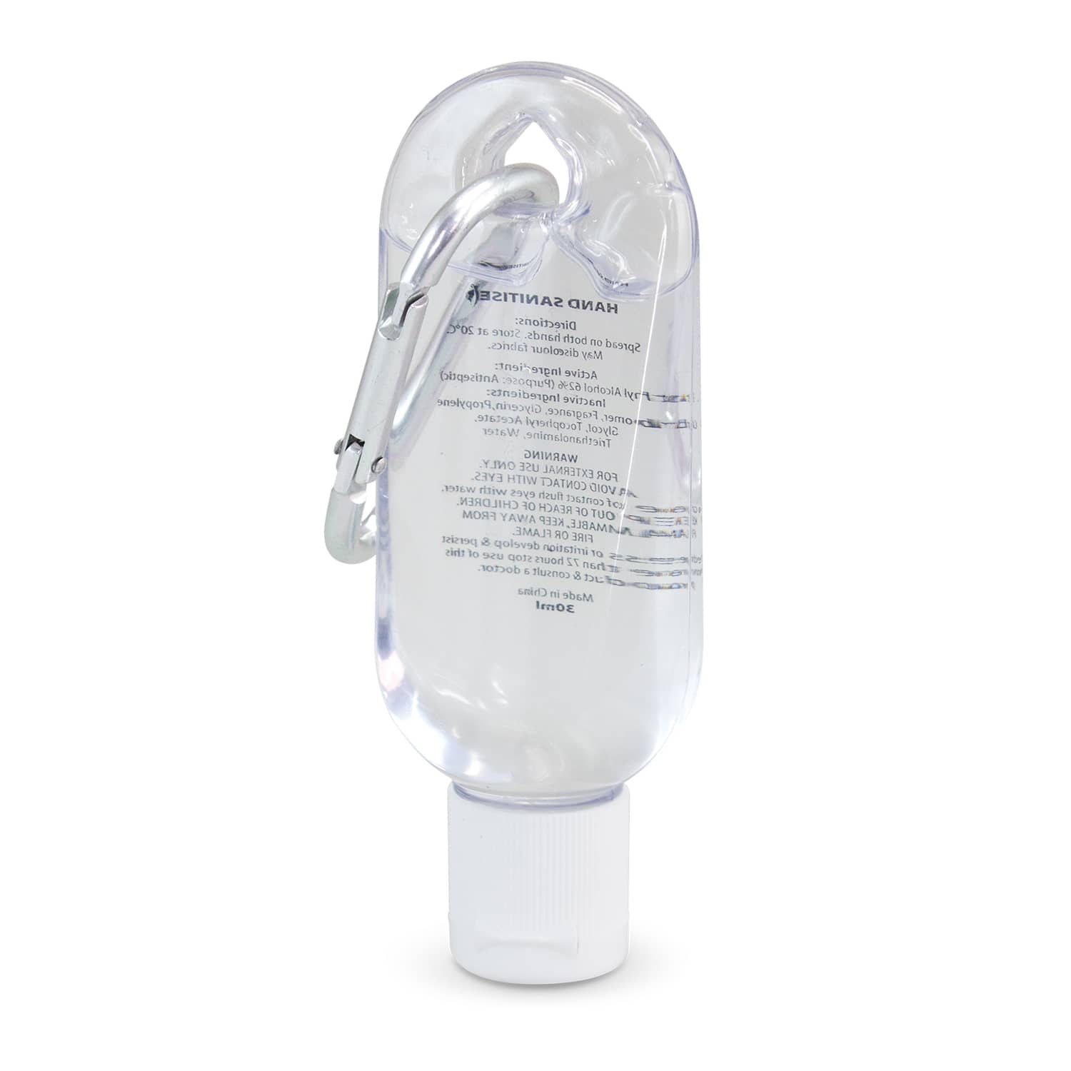 Carabiner Hand Sanitiser 30ml - Image 3