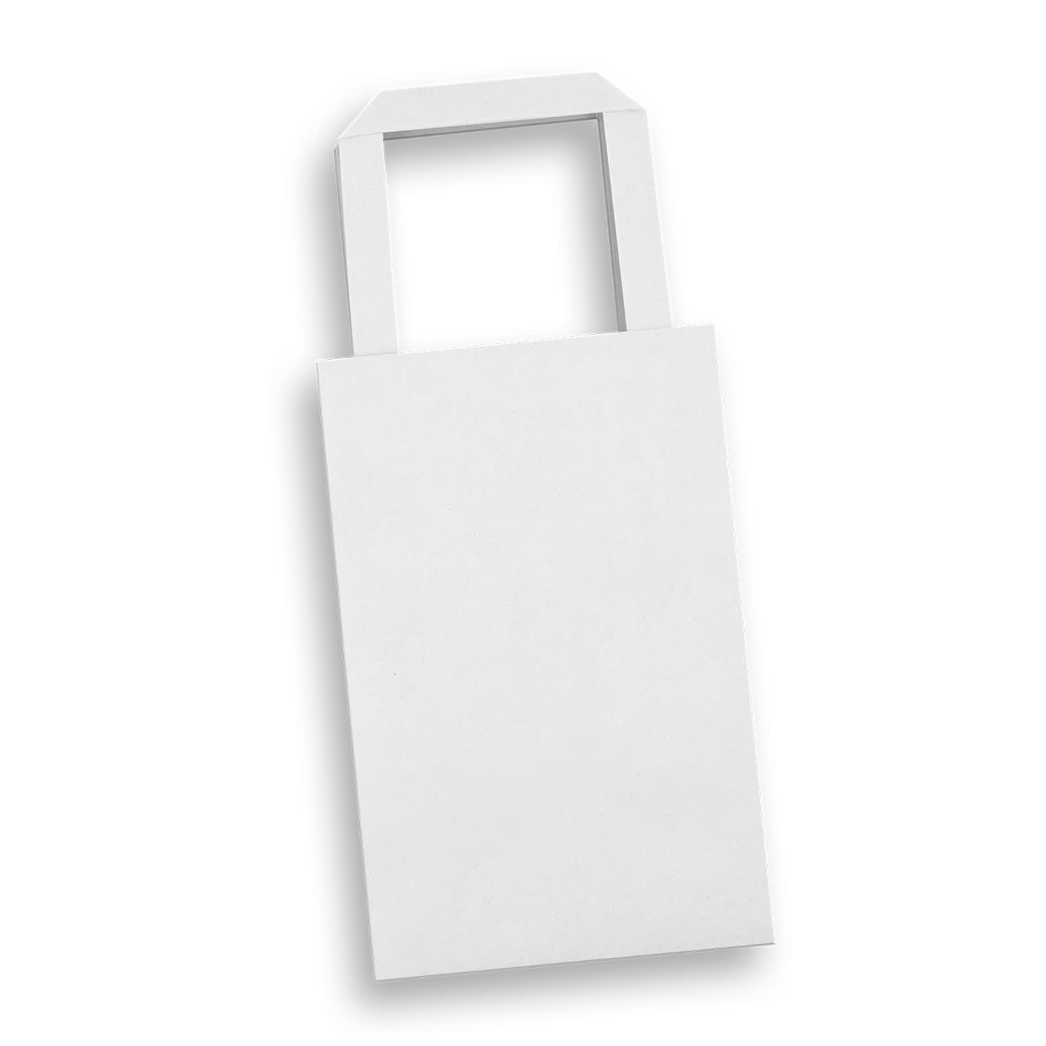 Small Flat Handle Paper Bag Portrait - Image 3