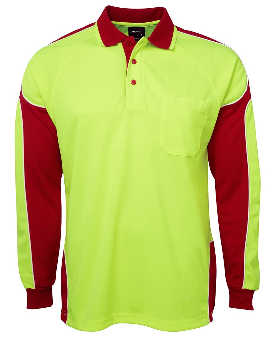 JB's Hv 4602.1 L/S Arm Panel Polo - Image 3
