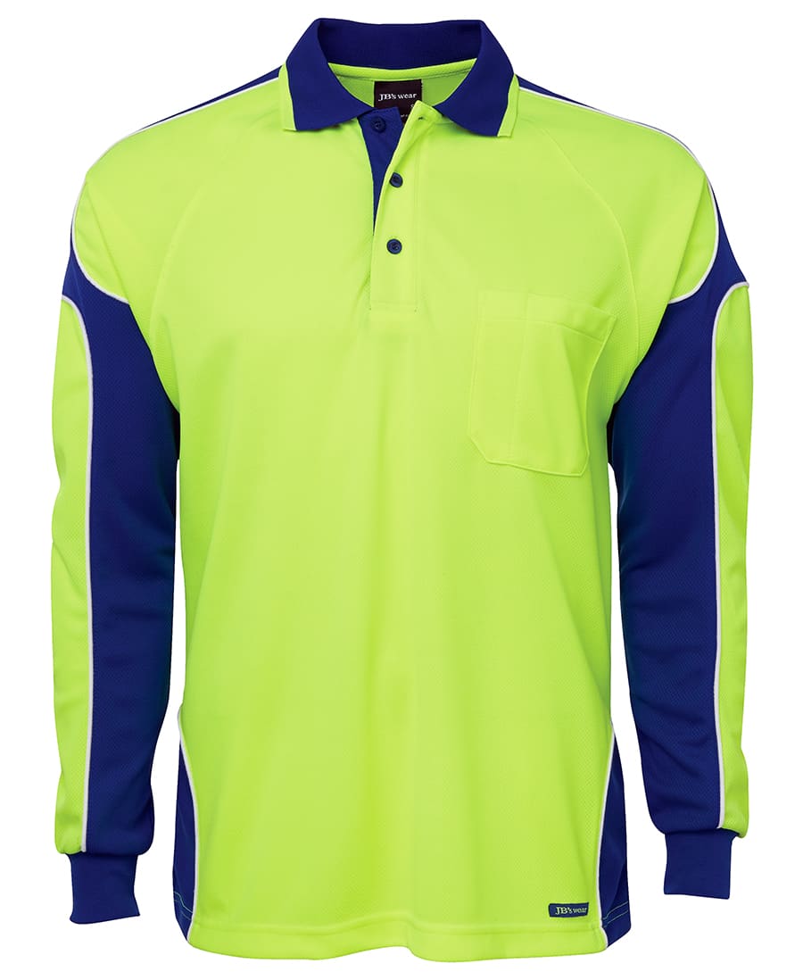 JB's Hv 4602.1 L/S Arm Panel Polo - Image 5