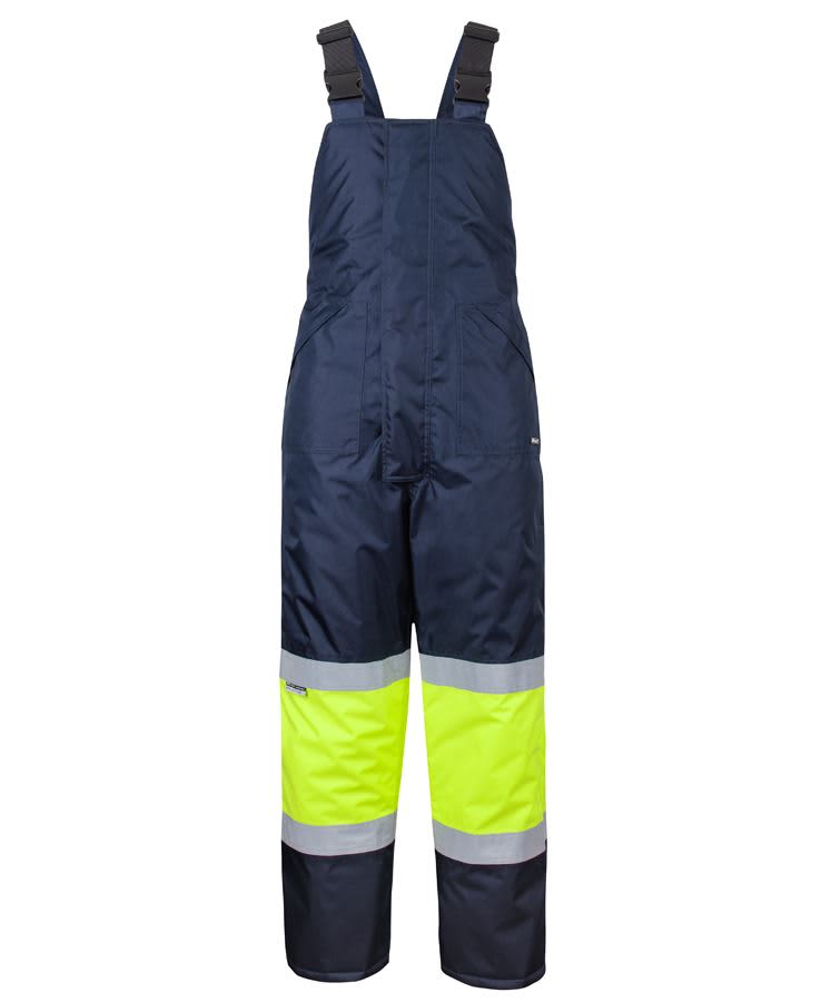 JB's Freezer Bib & Brace With Tape Navy/Lime - Image 3