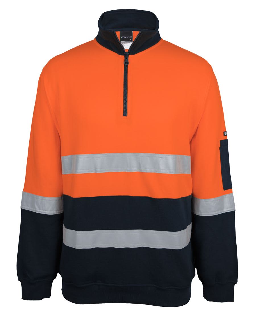 JB's Hv 310 (D+N) Cotton 1/2 Zip Fleece - Image 3