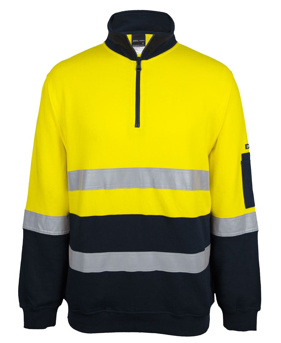 JB's Hv 310 (D+N) Cotton 1/2 Zip Fleece - Image 4