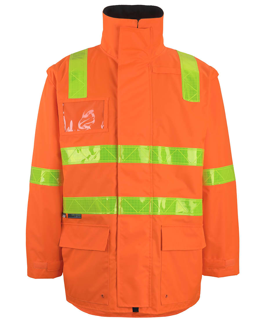 JB's Vic Road (D+N) Zip Off Sleeve L/Line Jacket Orange - Image 3
