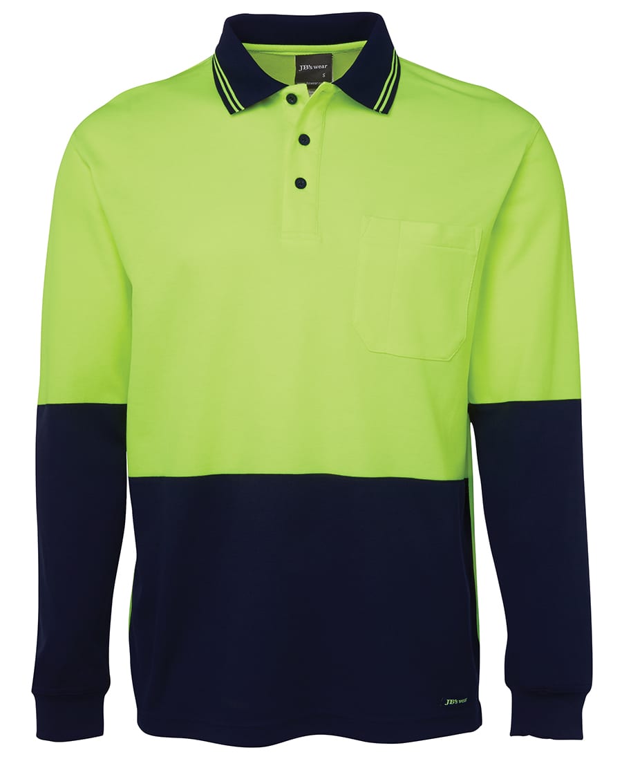 JB's Hv L/S Cotton Back Polo - Image 3