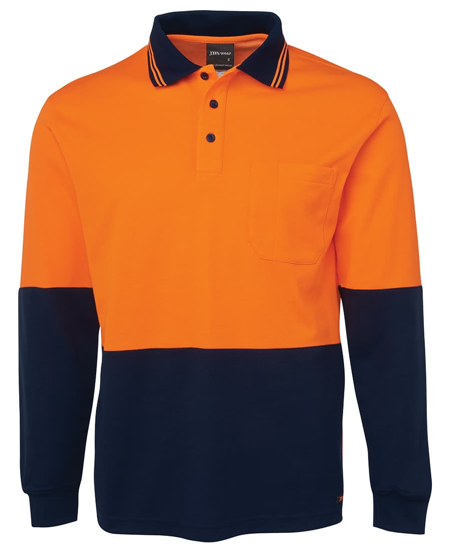 JB's Hv L/S Cotton Back Polo - Image 4